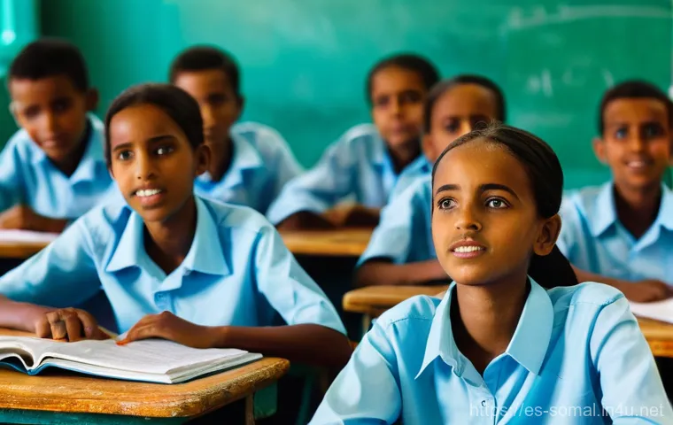 소말릴란드 교육 시스템 - Here are three detailed image generation prompts in English, designed to be appropriate for a 15+ ag...