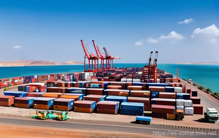 소말릴란드에서의 일자리 구하기 - **Prompt:** A vibrant, bustling outdoor market scene in Hargeisa, Somaliland, showcasing the local e...