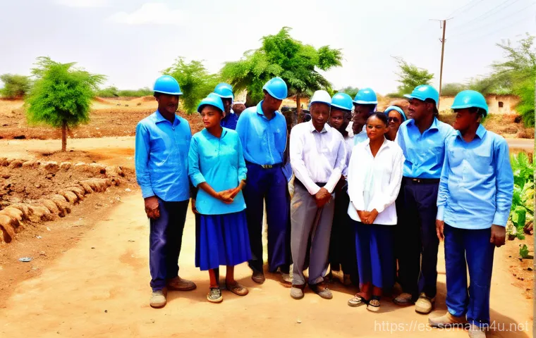 소말릴란드에서의 일자리 구하기 - **Prompt:** A wide, panoramic shot of the modernized Berbera Port in Somaliland, bustling with inter...